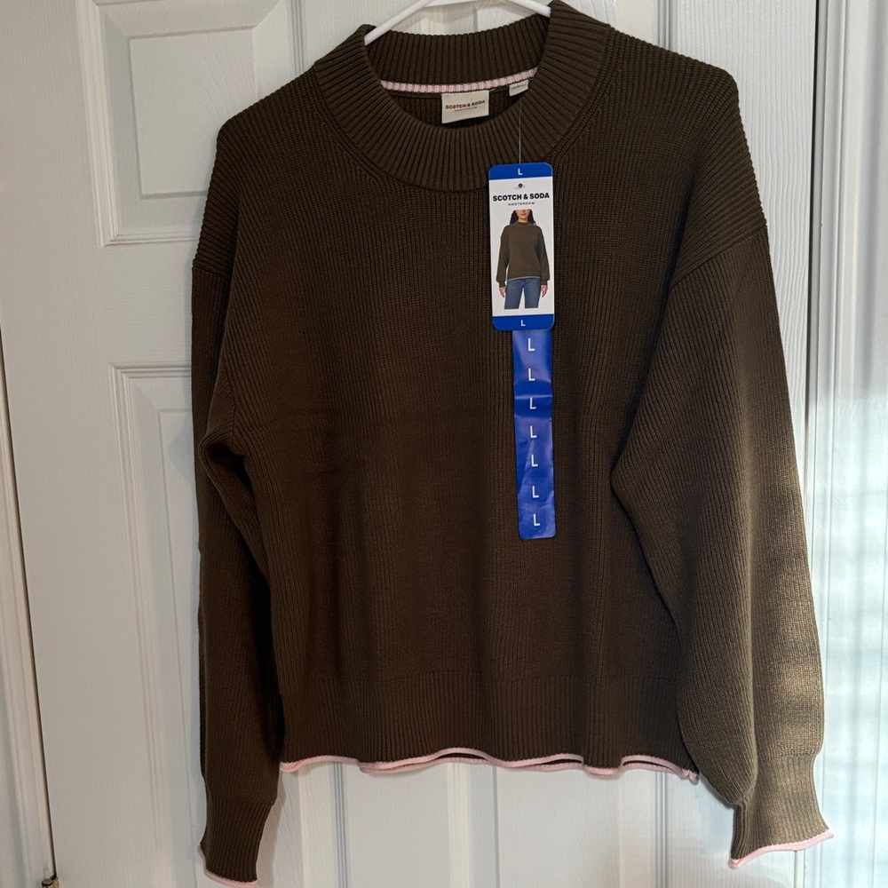 Brand New Women's Scotch & Soda Ribbed Sweater